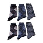 6 Pairs Argyle Socks