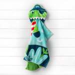 Hooded Beach Towel - Dinosaur By