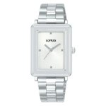 LORUS Ladies Rectangle Silver Dial Watch