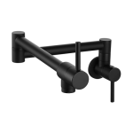 - Modern Line Pot Filler Blackened Brass