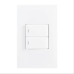 2 Lever Light Switch 4X2 Wall Plate 1 Way O| 2 Way Light Switch Black White - White 2 Way