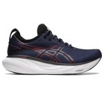 ASICS Men's Gel-nimbus 25 Road Running Shoes - Midnight electric Red - UK7.5