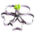 4 Pack Stainless Steel Ring Moulds For Eggs Flapjacks And Pancakes