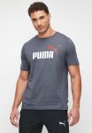 Puma Ess+ 2 Col Logo Tee - Galactic Grey