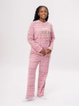 Ladies Printed Long Sleeve Pyjama Set