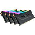 Corsair Vengeance Rgb Pro 64GB 4X16GB 3466MHZ DDR4 CL16 Desktop Memory - Black Gearhere