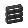 Replacement Strap Secure Loops For Garmin Forerunner 35 - Black - Set Of 3