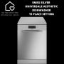 Smeg Silver Univer Dishwasher - 15 Place Setting