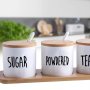 1 Set Sugar Coffee Tea Flour Powdered Brown Cup Sticker Kitchen Stickers Vinyl Decals Wall Stickers