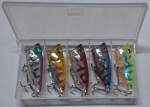 Bass Bionic 40MM Popper Lures 5PCE In Box