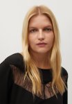 Plus T-Shirt Relace - Black