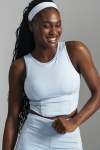 Curved Hem Active Tank - XL Blue
