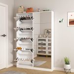 Freestanding Organised Storage Cabinet - White