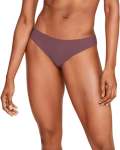 Women's Ua Pure Stretch Thong 3-PACK Printed - Dash Pink Sm