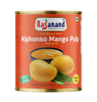Sweetened Alphonso Mango Pulp Hapus Aam Ras 850G - Premium Creamy King Mango Puree For Shakes Lassi & Festive Shrikhand Desserts