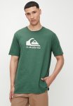 Quiksilver Corp Logo Ss - Yellow Logo - Forest