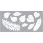 Stencil Leaf Border
