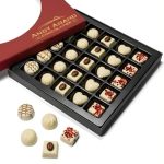 Andy Anand Chocolatier Luxury Belgian White Chocolate Truffles - Handmade Assorted Chocolate Flavors - Gourmet Collection Belgia