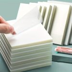 Waterproof Clear Sticky Notes - 50 Sheets Self-adhesive Translucent Pads For Journaling & Book Annotations Ideal For School & Of