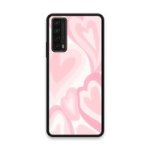 Custom Printed Tpu Cases - Huawei P Smart 2021 & 39 Pink Hearts& 39 By