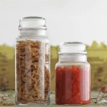 48 Piece 290ML White Glass Jar