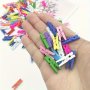 Colorful MINI Wooden Clothespins Perfect For Photos Crafts And Decorations - Ideal For Hanging Small Pictures For Display.