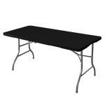 1.8M Heavy-duty Folding Table Izi Camp Black