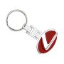 Lexus Metal Swatch Keyring Red
