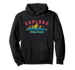 Villa Park Explore Nature Outdoor Mountains Pullover Hoodie