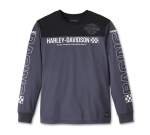 Men’s Blue Blazes Long Sleeve Racing Jersey – Colorblocked – Ombre Blue