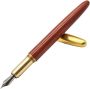Calligraphy Fountain Pen Wooden Portable Student Pen Natural Rosewood