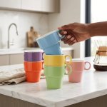 Colourful Ceramic Coffee And Tea Mug - Yellow