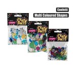 Party Confetti Multi-colour Shapes 18G