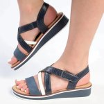 Pierre Cardin Denna Sandal - Blue - 8