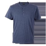 Henley Short Sleeve T-Shirt Mens