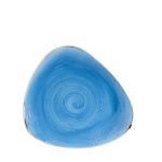 Stonecast Triangle Plate 192MM Cornflower Blue By Churchill