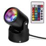7W Rgb LED Spotlight Socket Type With Foot Switch And Remote Control Angle