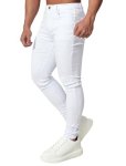 Hungson Skinny Jeans For Men Stretch Slim Fit Ripped Distressed