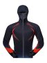 Men's Color Block Outdoor Breathable Quick-drying Jacket With Pockets Causal Hooded Long Sleeve Zip Up Fishing Jacket Sun Protection Clothing Anti-mosquito Field Fishing