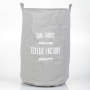 Canvas Laundry Basket - Denim