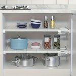 4PCS Adjustable Closet Dividers - No-drill Easy Install Storage Organizers For Shoe Cabinets & Wardrobes - Versatile Home Organi