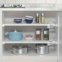 4pcs Adjustable Closet Dividers - No-Drill Easy Install Storage Organizers For Shoe Cabinets & Wardrobes - Versatile Home Organization Accessories Shoes Organizer Storage Portable Closet