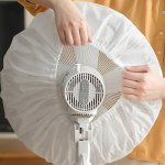 1PC Electric Fan Dust Cover Waterproof And Dustproof Fan Cover