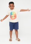 PoP Candy Elasticated Shorts-navy Blue