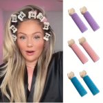 2PCS Top Of The Head Fluffy Hair Clips Lazy People Self-adhesive Fluffy Hair Clips Practical Convenient Tools