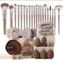 Makeup Brush Set 40 Pcs Makeup Tool Concealers Eye Shadows Blush Makeup