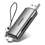 Ugreen Usb-c 3.1 Multicard Reader+usb-a Grey