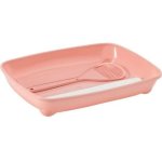 Moderna Kitten Litter Box Starter Kit - Soft Pink Waggs Online Pet Shop