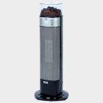 Alva Electric Tower Fan Heater Flame Effect Design Remote Control