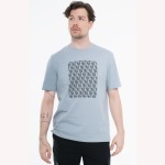 Calvin Klein Macro Aop Puff S S Tee Ligh